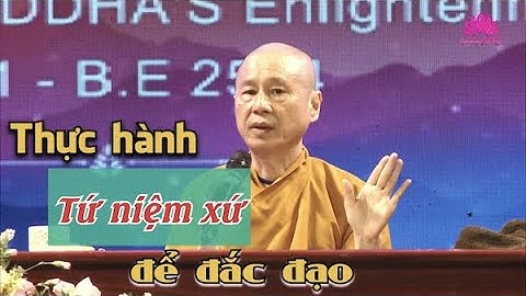 Tứ niệm xứ - thực hành để đắc đạo - TT. Thích Chân Quang