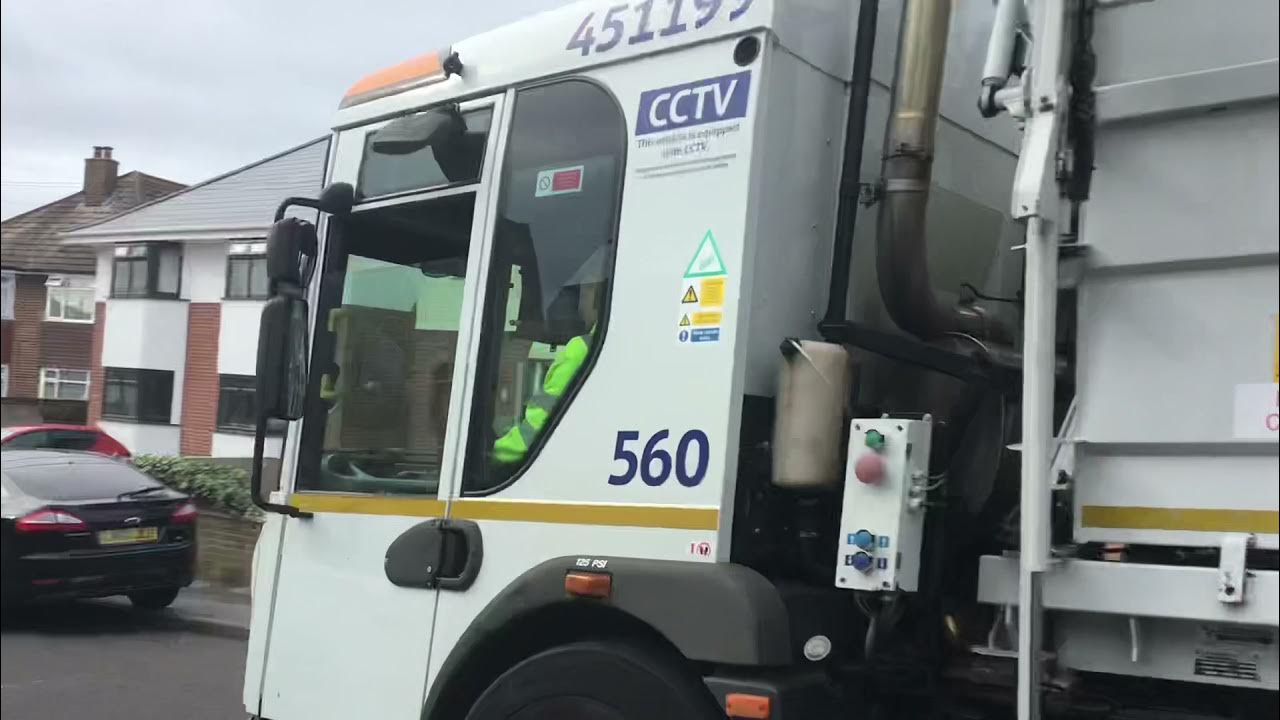General Waste bin truck passing the Bournemouth area (19/08/2021) YouTube