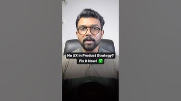 No UX in Product Strategy? Fix It Now! #productdesign #userexperience #uxresearch