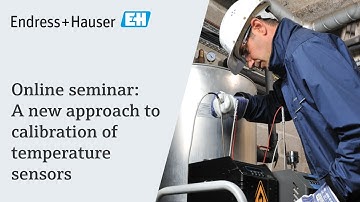 A new approach to calibration of temperature sensors | Online seminar