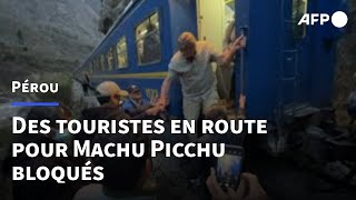 Manifestations au Pérou: évacuation de 200 touristes bloqués au Machu Picchu | AFP