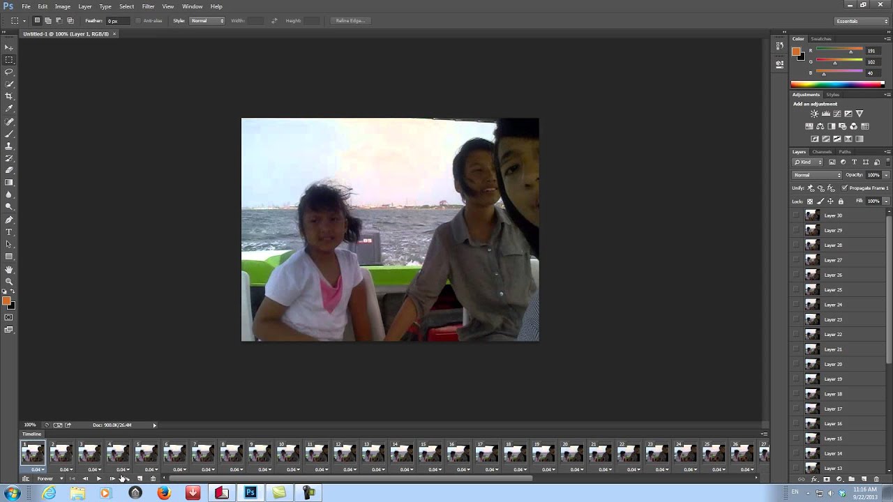 Tutorial Cara Membuat Animated Gif Dengan Photoshop CC YouTube