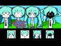 360 VR || Incredibox Sprunki OC All Hatsune Miku Phase 1 to Phase 4