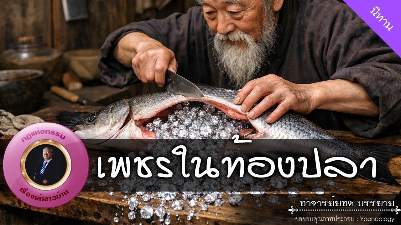 อาจารย์ยอด : เพชรในท้องปลา [นิทาน]