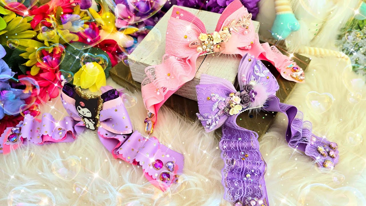 Moño colitas en ondas