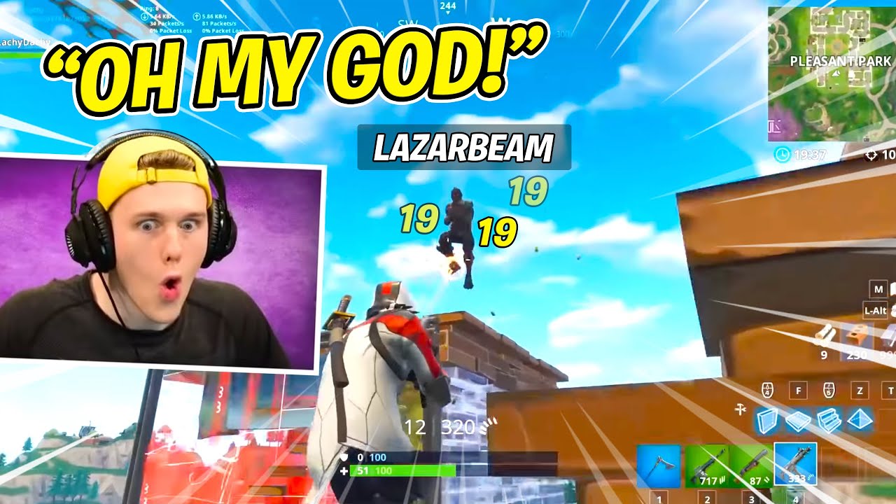 I tried to 1v1 Lazarbeam... 😂