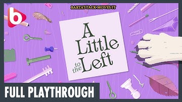 A LITTLE TO THE LEFT | Full playthrough | A satisfying puzzle game about organising and neatness.