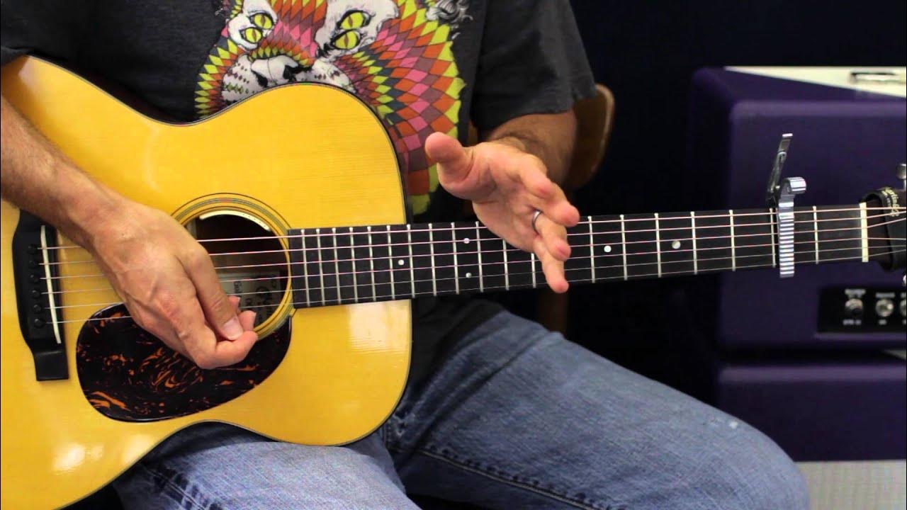 Brett Eldredge Beat of the Music Acoustic Guitar Lesson How To