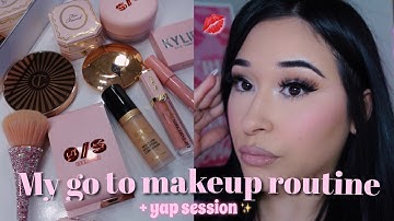 MY GO TO MAKEUP ROUTINE + yap session 🎀
