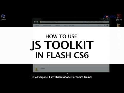 How to Use JS Toolkit in Flash CS6?