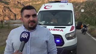 86 Yaşındaki Hasta Kadın Ambulans Helikopterle Giresundan Gümüşhaneye Getirildi