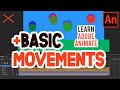 Basic movement tutorial for beginners  adobe animate cc level 1