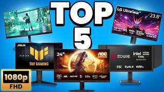 Los 5 Mejores MONITORES  Gaming 24 Pulgadas FHD [TESTADOS]