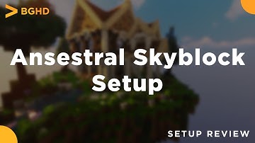 Ansestral SkyBlock Setup - Minecraft Server Setup Review and Overview