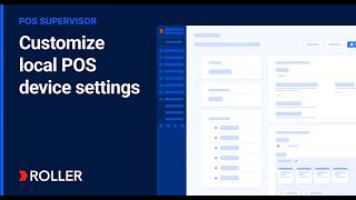 How to Customize Local POS Device Settings