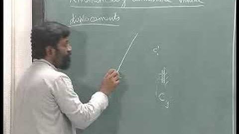 Mechanics of Solids - IITM 3.2 Virtual displacements