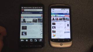 Nexus One versus HTC HD2: Web Browsing