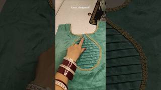 Trending ~ Neck design with || sewing tips and tricks for beginners #shorts