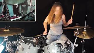 I Was Made For Lovin' You KISS; drum cover by Sina 720p 30fps H264 192kbit AAC