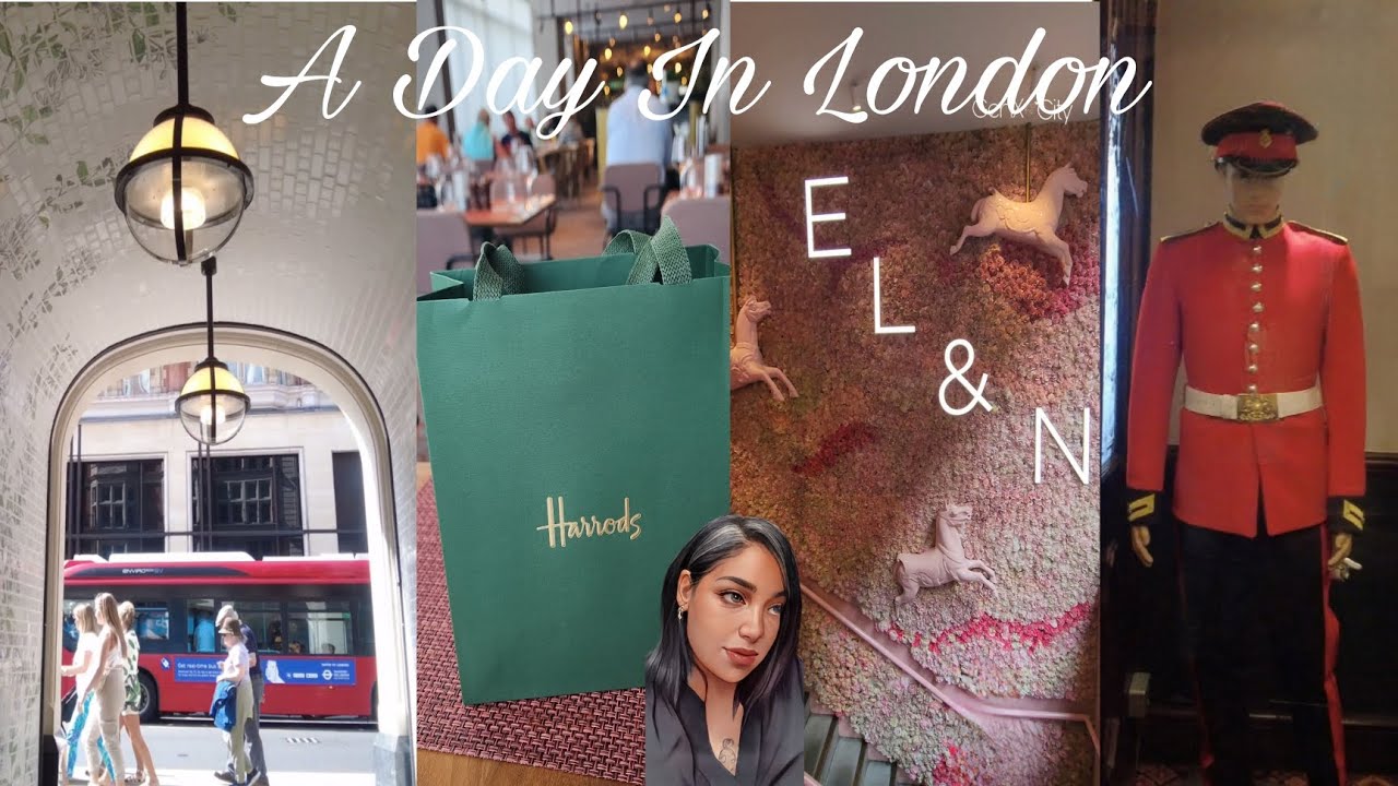 Walking Video London Walk Harrods Shopping 4 hour layover in