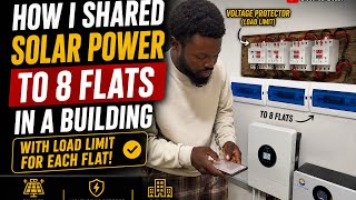 I Built a Solar System for 8 Flats in One Building Watch How I Did It.