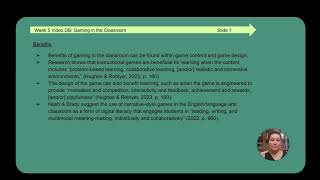 EDUC 630 Video DB (Week 5)