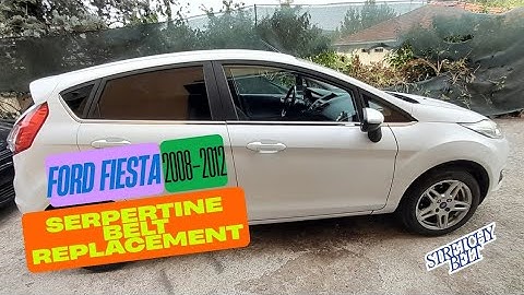 FORD FIESTA STRETCH BELT REPLACEMENT WITHOUT SPECIAL TOOL #automobile #diy #mechanic  