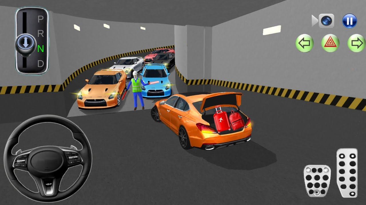 All New New Sports Car Parking Garage And –Driving Class 3D – Super Gameplay 