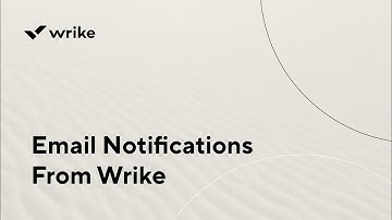 Email Notifications From Wrike