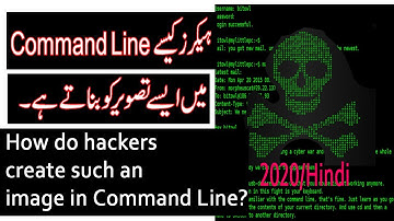 Convert any image To ASCII code In Use CMD Command Line Inter Face||2020||Hindi