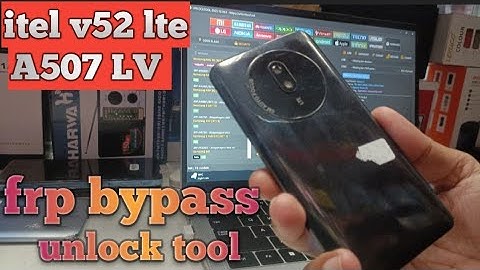 Itel v52 lte frp bypass unlock tool | A507 LV | remove google account itel v52 lte