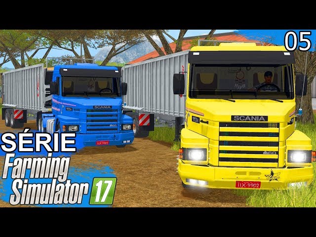 Caminhão Scania 113H Multicor  (Comboio De Caminhões) - Farming Simulator  17 Multiplayer 