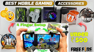 Gaming trigger unboxing and gaming play mobile games like 4 fingers spinbot gaming trigger BGMI 🔥