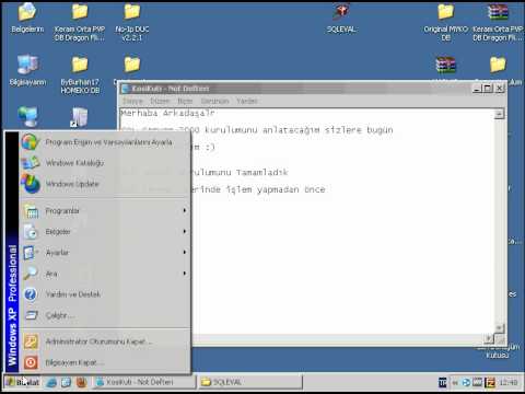Sql Server 2000 kurulumu.avi