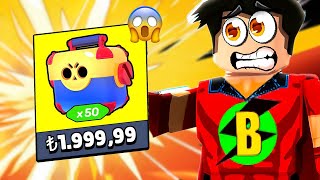 YOK ARTIK! 50 MEGA KUTU AÇ! 😱 Brawl Stars