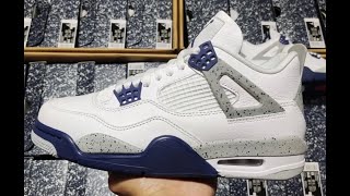 Air Jordan 4 Midnight Navy Unboxing Review!