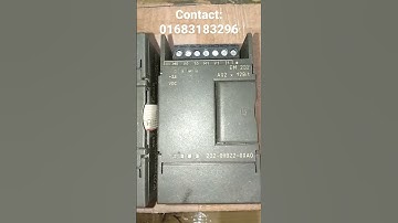 #Siemens_PLC Cpu224 module:Em223 Em231 #Viral #video #PLC #VFD #Inverter #HMI #Automation