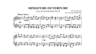 Tchaikovsky  - Miniature Ouverture From Nutcracker Suite - Piano