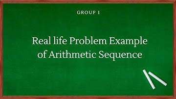 Arithmetic Sequence in a Real Life Problem