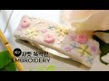 DIY 프랑스자수 헤어악세사리 만들기 | &#39;샤벳 똑딱핀&#39; 자수 패키지 만드는 방법ㅣHow to make embroidery hairpin [천가게TV]