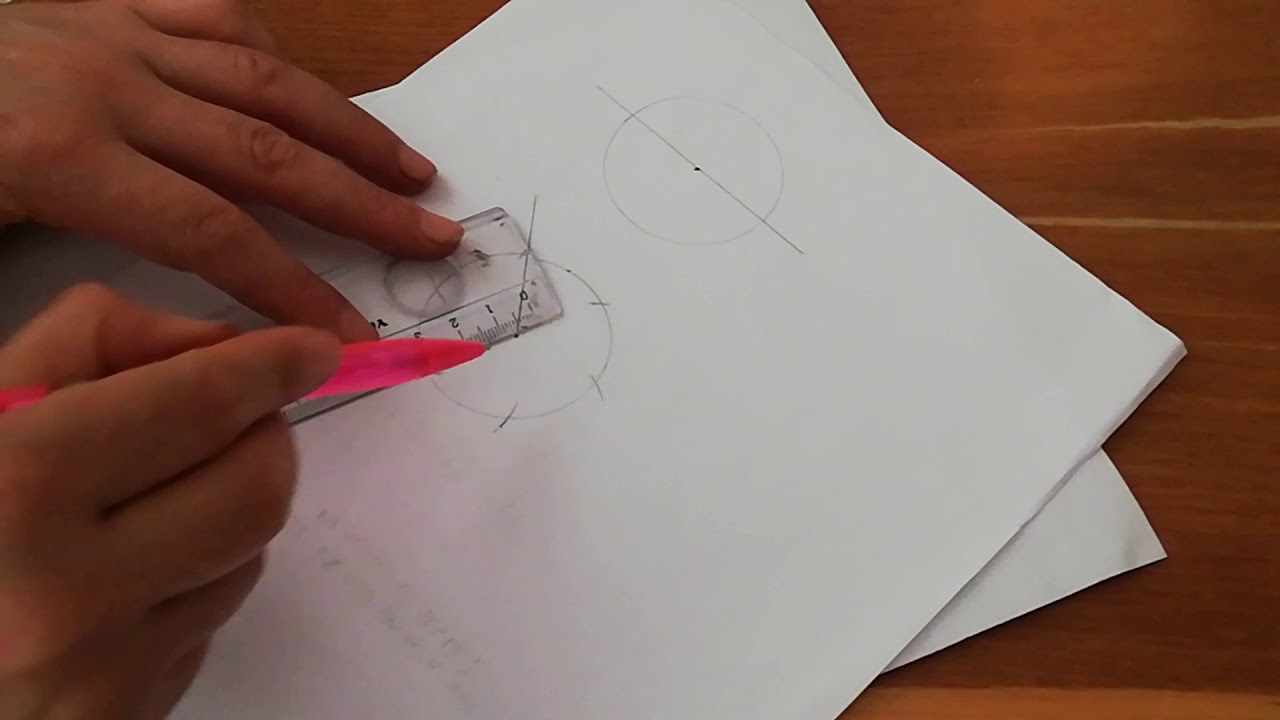 DAİRENİN EŞİT BİR ŞEKİLDE 3'E VE 6'YA BÖLÜNMESİ