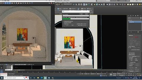 3DsMax Tutorials, Learn 3D Lighting an Interior from Scratch in 3dsmax ( Part 9)