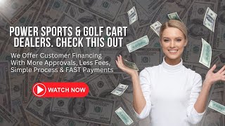Power Sports & Golf Cart Financing