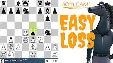 80th Chess Game Colle System VS King's Indian Defense