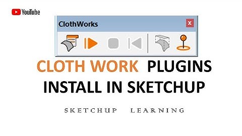 how to install Cloth Work Plugins