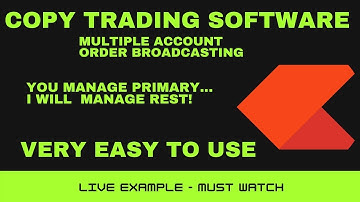 Copy Trading Software | Order Broadcasting Tool | Easiest way to manage multiple accounts|7385531107