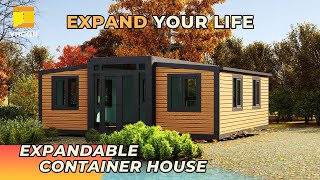 Container house can also blend in perfectly with nature.