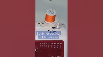 Voor iedereen die problemen heeft met de spoelopwinder van zijn naaimachine #naaitutorial #naaibe...