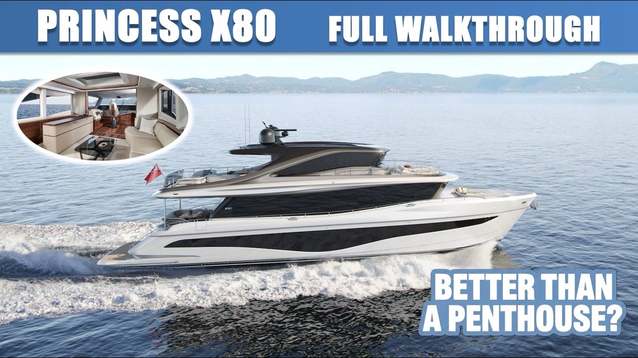 ⁣$6 MILLION Princess X80 | Full Walkthrough | The Marine Channel