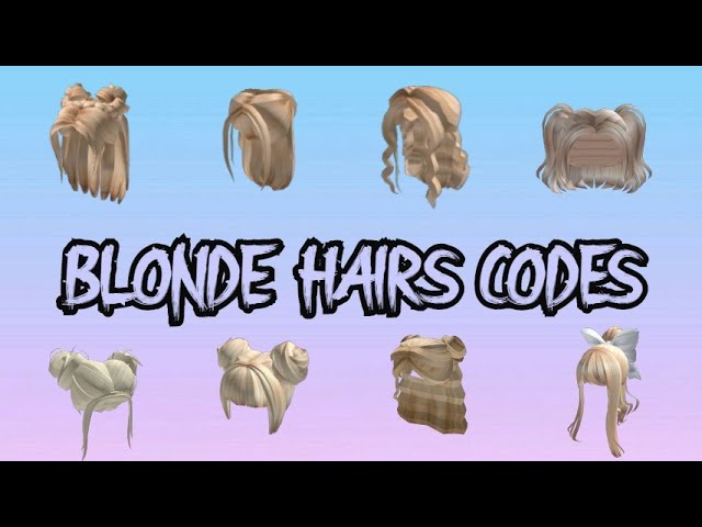 Bloxburg Hair Codes Blonde Punk Pigtails Img Abigail